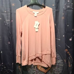 Workshop Republic Modal Pink long sleeve top large